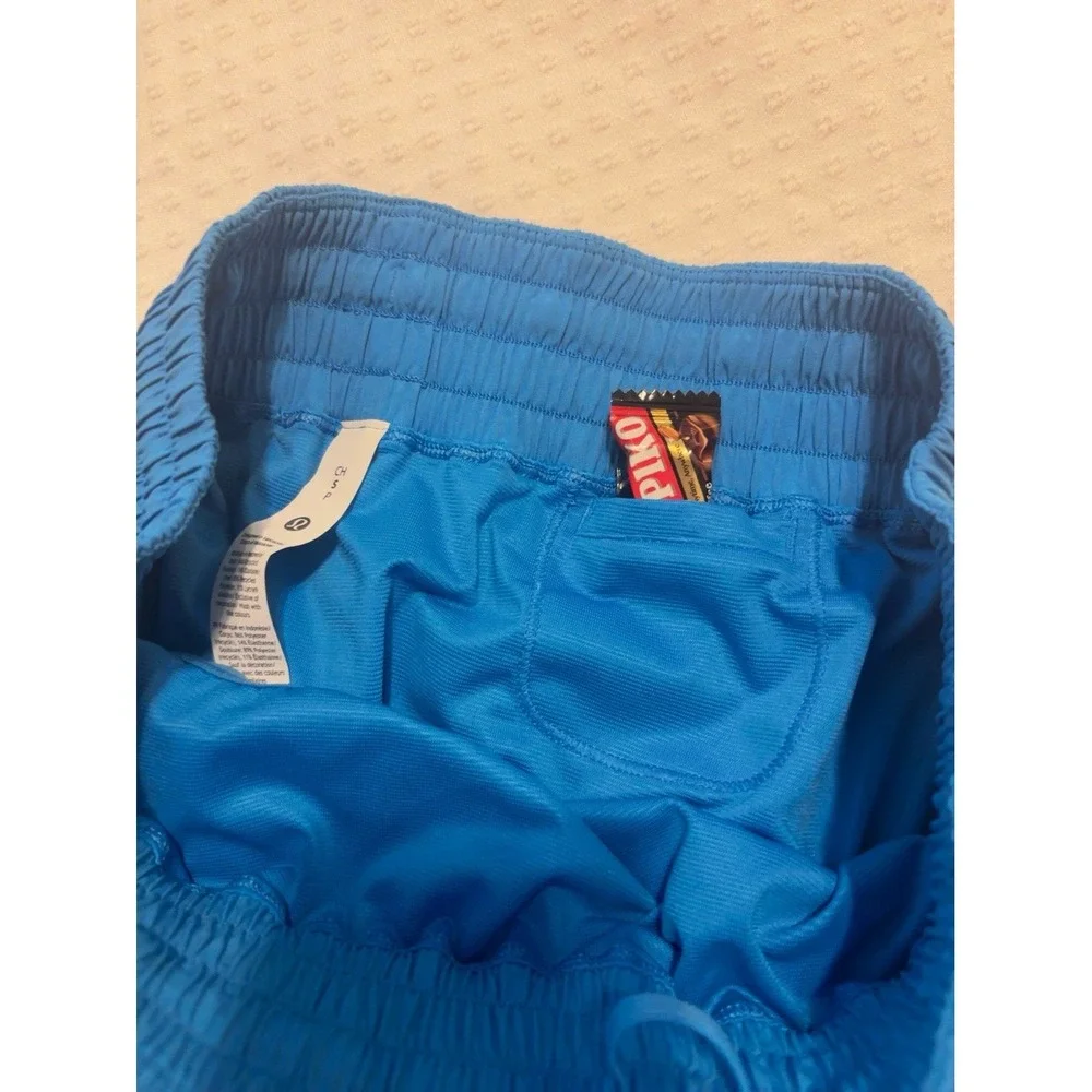 Lululemon Blue Women's Running Shorts Drawstring 2.5